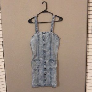 Acid Wash Jean Dress